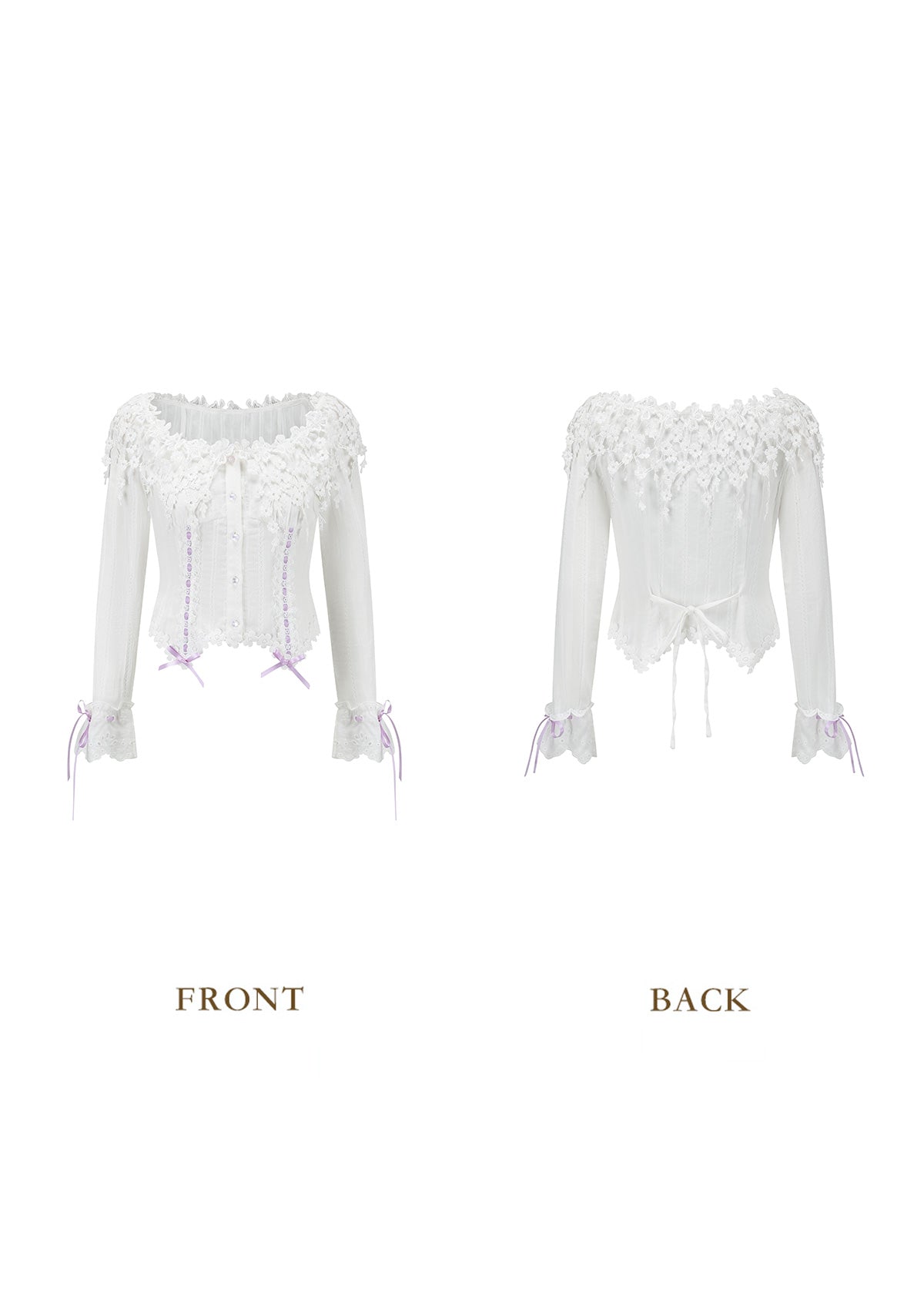 Floral Vine & Wind Song Women's Tops - Elegant Boho Blouse for Spring Summer Outfits, Date Night & Casual Wear