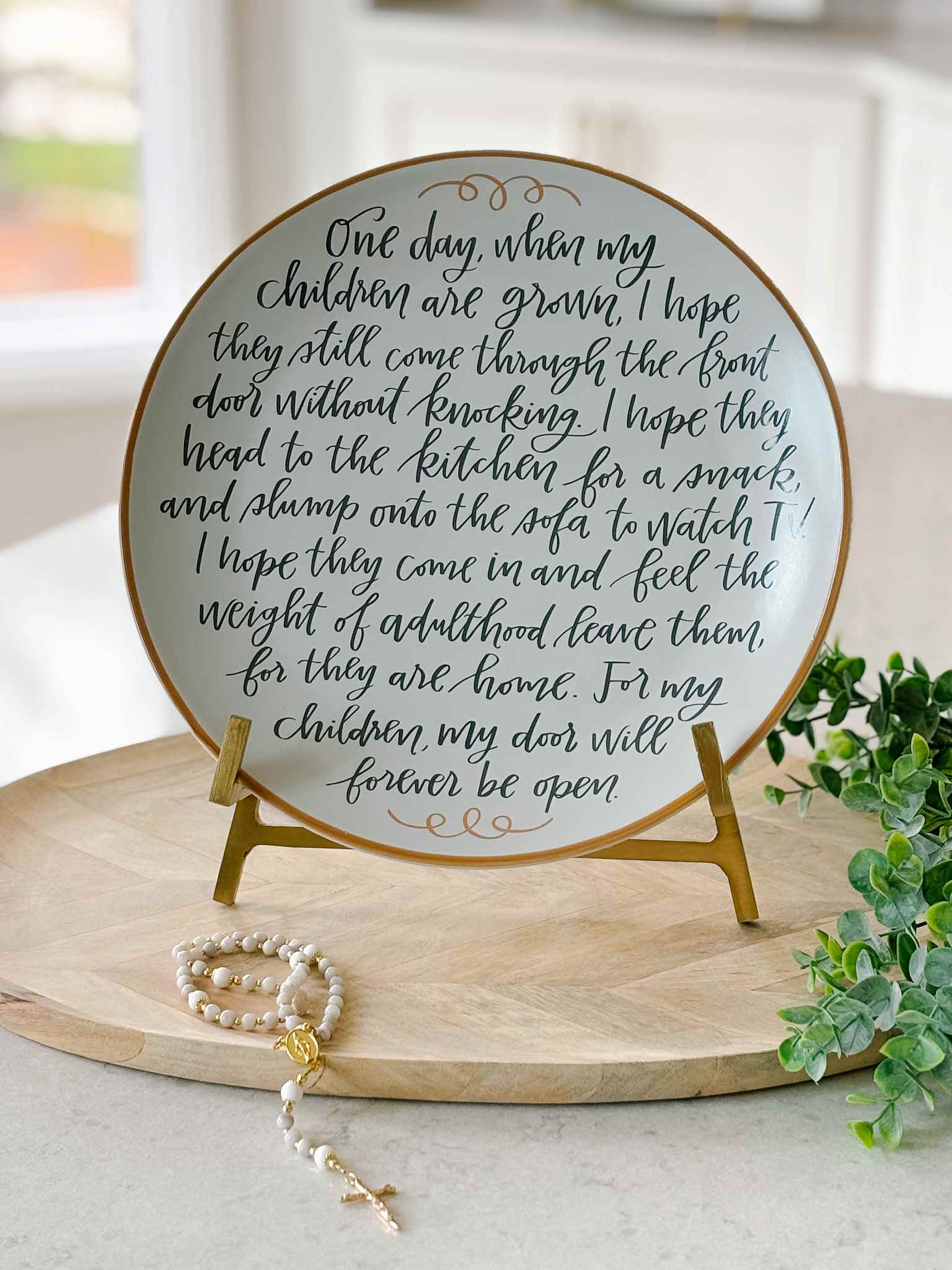 Memory Plate - Premium Quality Decorative Wall Plates for Home & Office Decor - Perfect for Living Room, Bedroom, and Kitchen Display