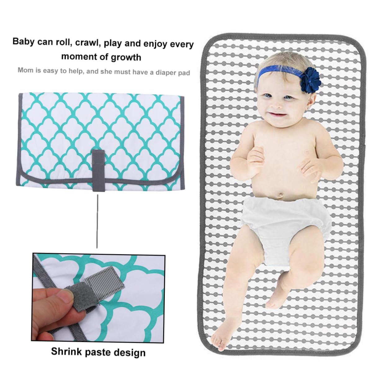 FAVOMOTO 2-Pack Portable Urinal Pad & Diaper Changing Mat - Waterproof, Reusable, Travel-Friendly for Adults, Babies & Pets - Ideal for Home, Hospital, Camping & Car Trips