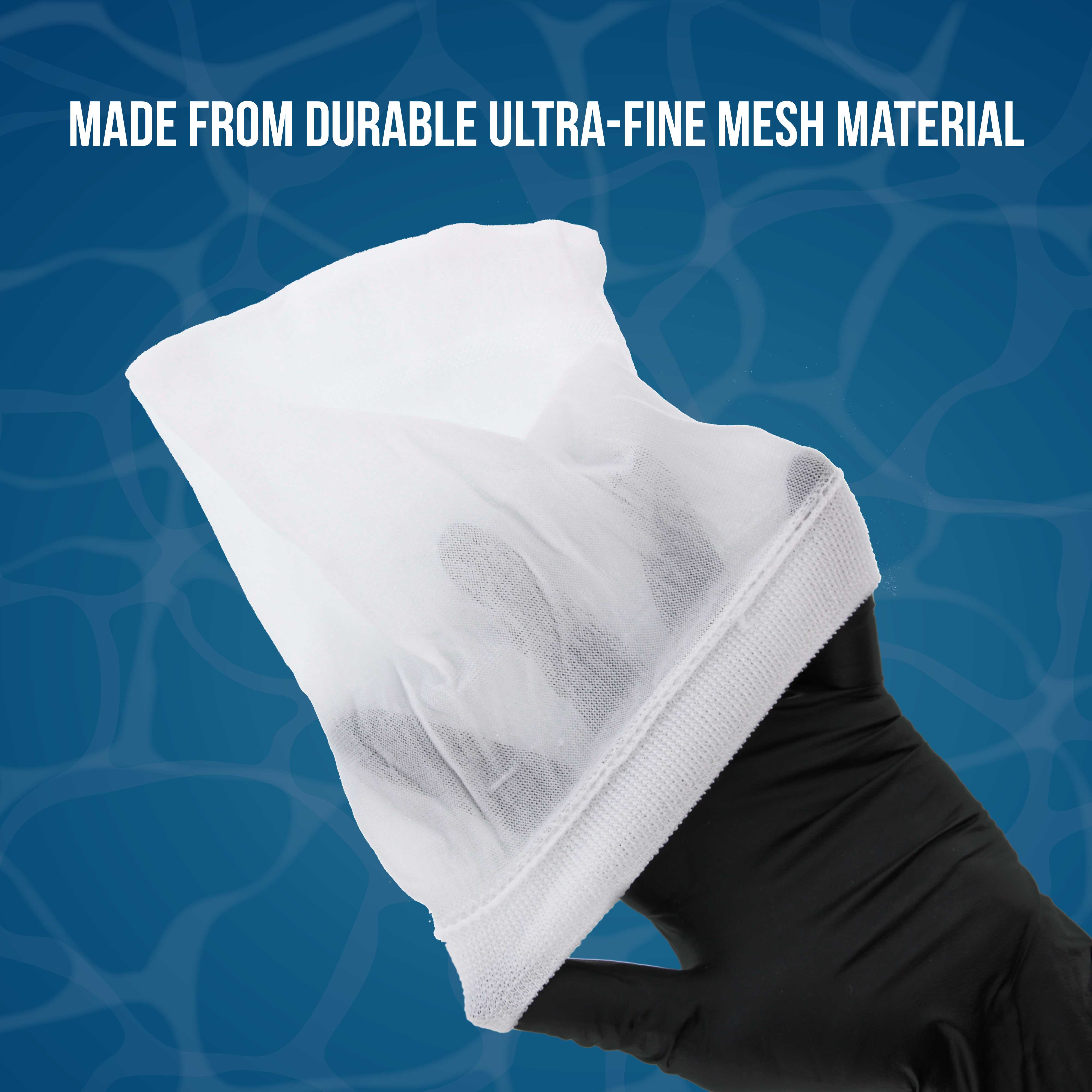 50pcs Filter Socks Set - Premium Aquarium & Pond Filter Media for Water Filtration - Perfect for Fish Tanks, Koi Ponds, and Hydroponic Systems