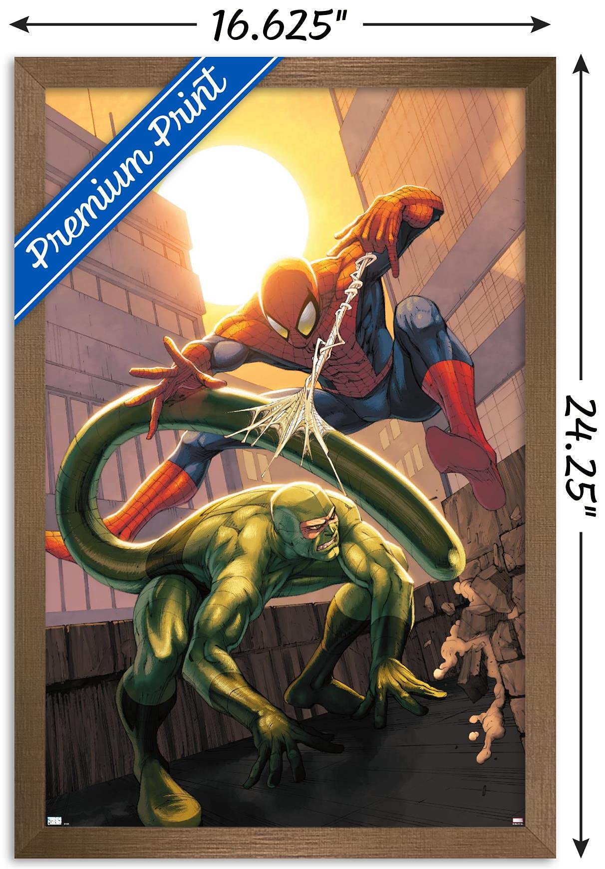 Marvel Comics Scorpion Wall Poster - Marvel Age Spider-Man #19 Art Print, 22.4