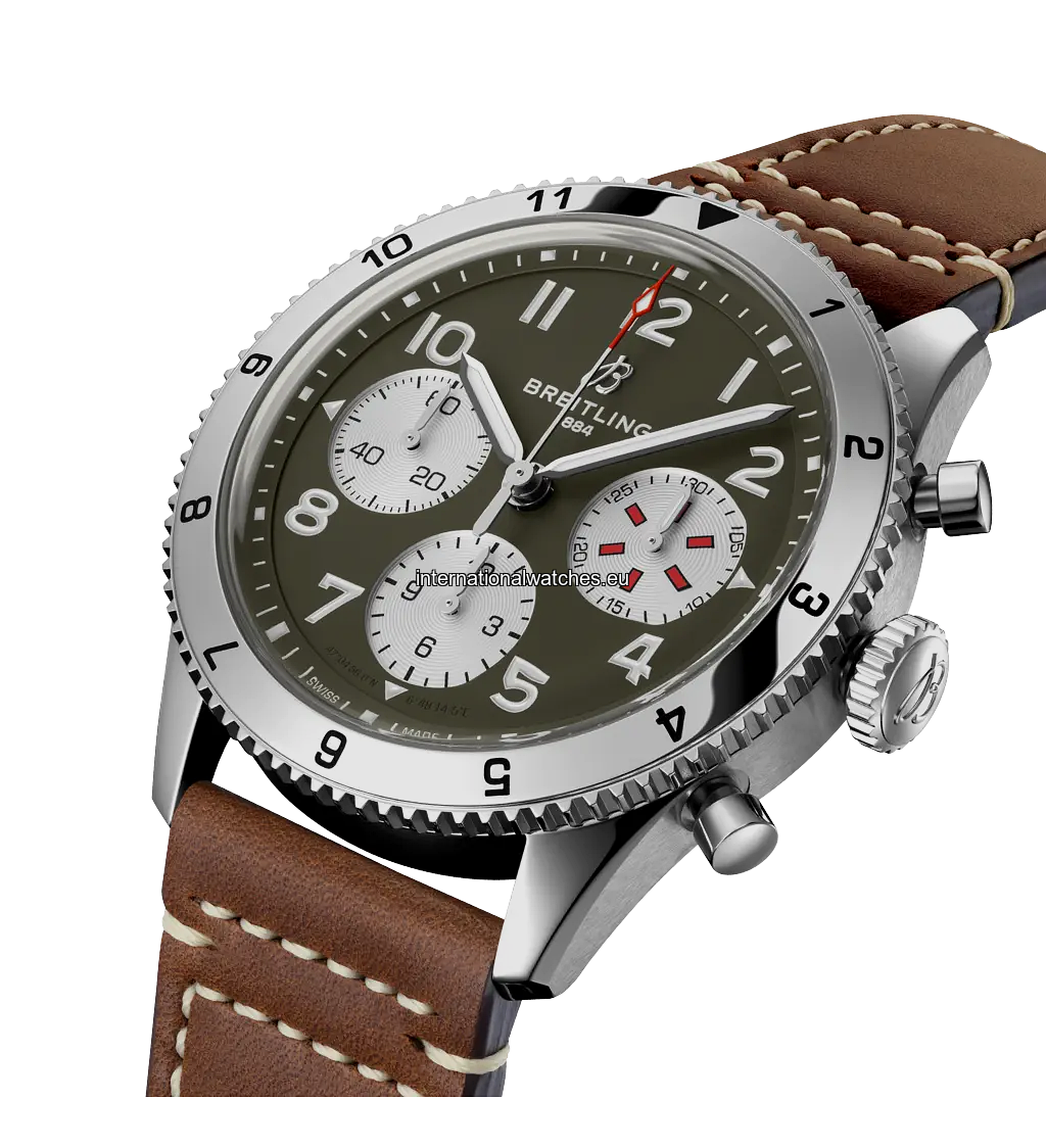 Classic AVI Chronograph 42 Curtiss Warhawk Men's Watch A233802A1L1X1 - Perfect for Aviation Enthusiasts & Military Style Fashion