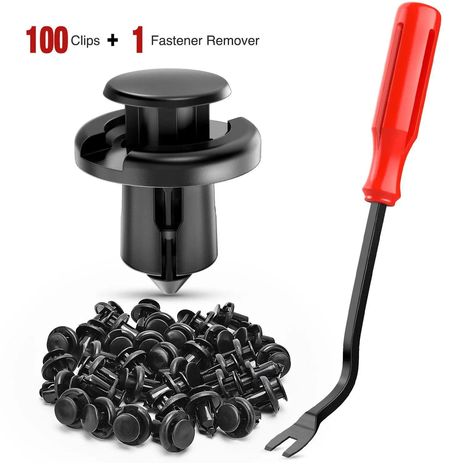 100 Pcs 10mm Car Push Retainer Clips Kit - Compatible with Honda & Acura Models (91503-SZ3-003) - Perfect for Bumper, Fender & Interior Panel Fastening