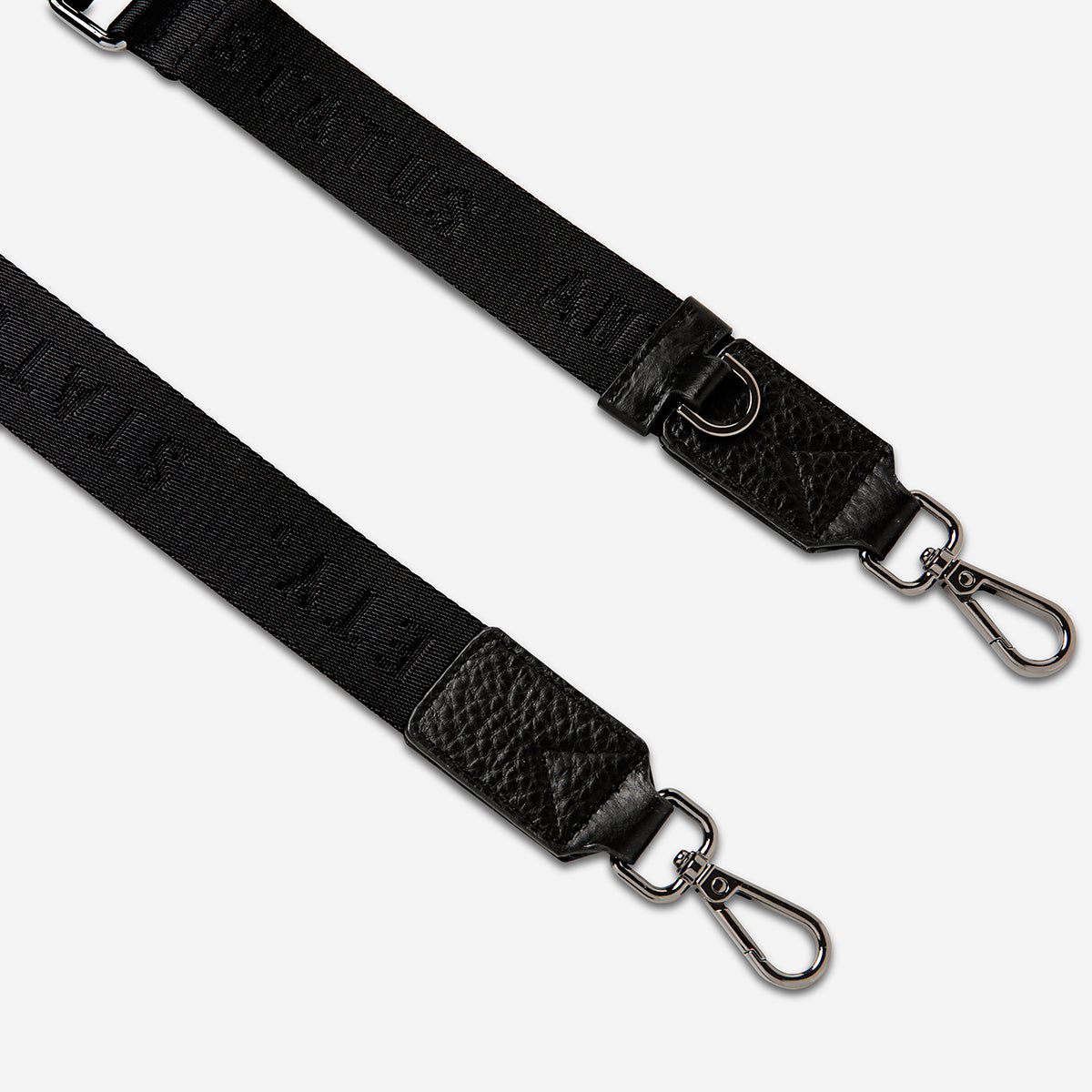 Black Thin Web Strap - Adjustable Nylon Belt for Outdoor Gear, Bags & DIY Projects | Durable & Lightweight for Hiking, Camping & Travel Accessories