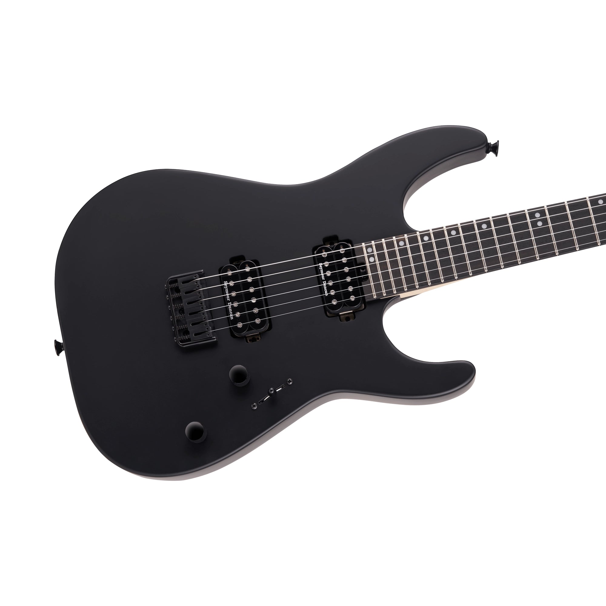Charvel Pro Mod DK24 HH HT Electric Guitar - Satin Black Finish | Professional Electric Guitar for Rock, Metal & Stage Performance