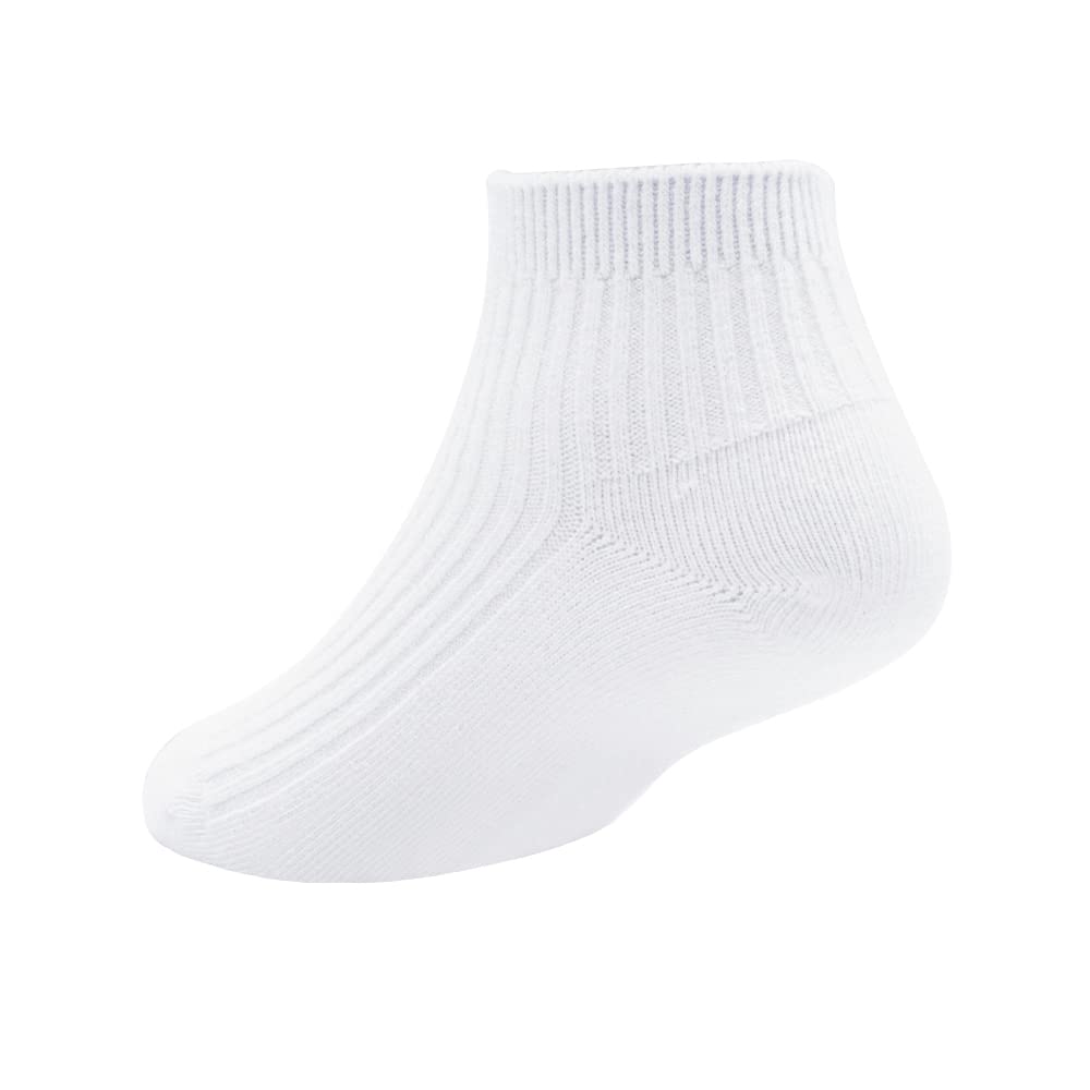 **Unisex Kids School Socks for Boys & Girls - Soft Cotton Crew Socks for Toddlers & Youth - Comfortable Student & Trainer Socks for Daily Wear, Sports & School Uniforms**