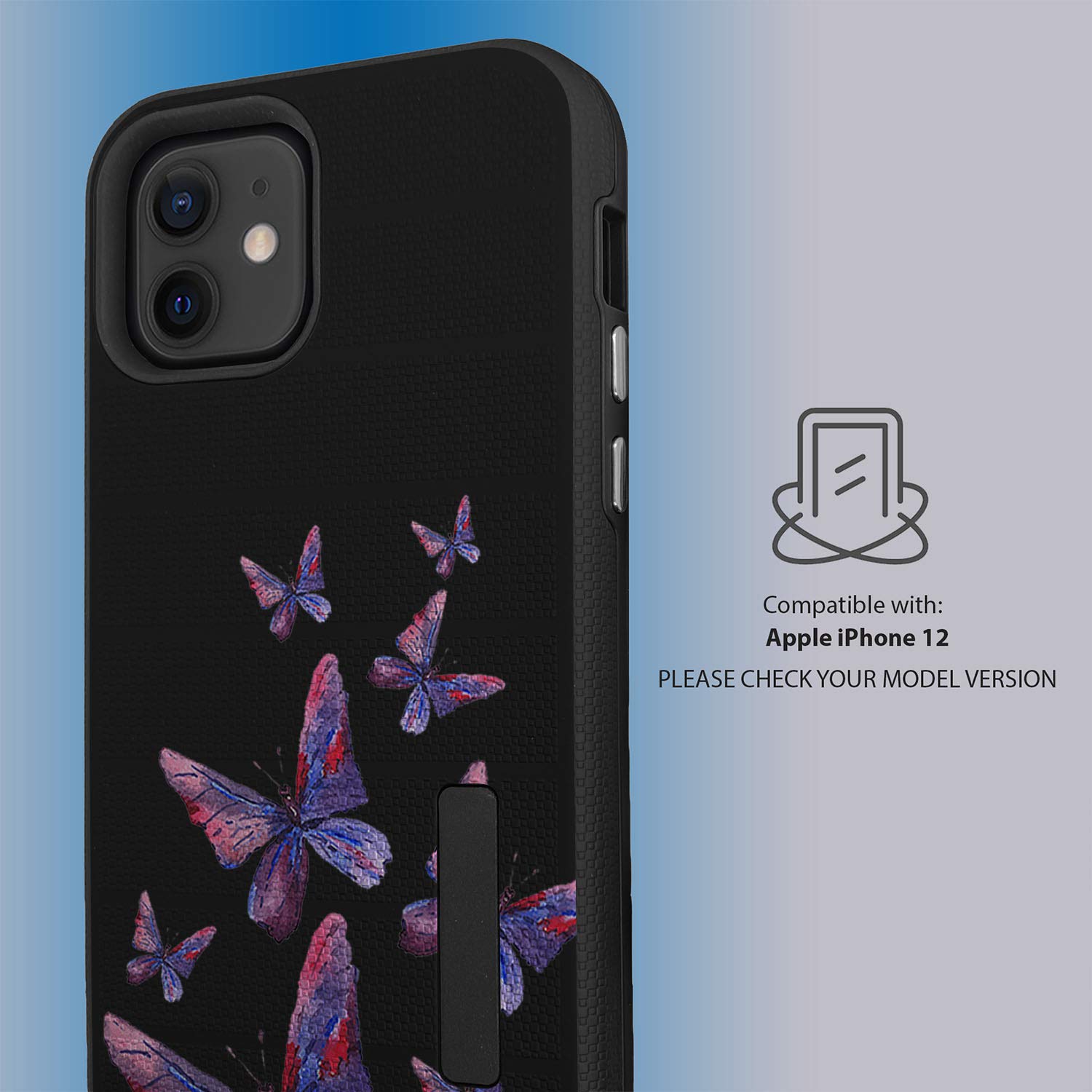 CasesOnDeck Rugged Dual Layer Protective Case for iPhone 12/12 Pro (6.1