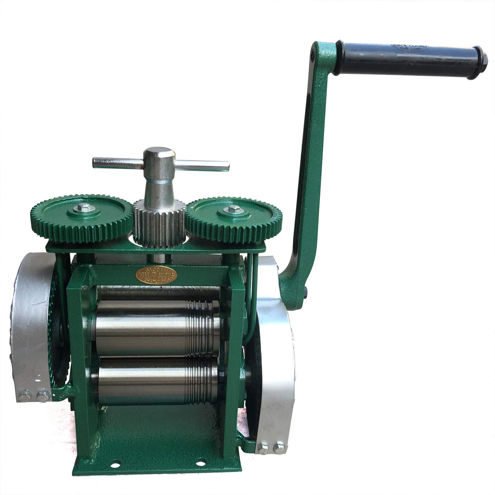 Professional Jewelry Rolling Mill Machine - Manual Jewelry Press & Flattening Tool for DIY Jewelry Making | Upgrade Your Craft with Precision Metal Forming | Perfect for Goldsmiths, Hobbyists & Jewelry Workshops