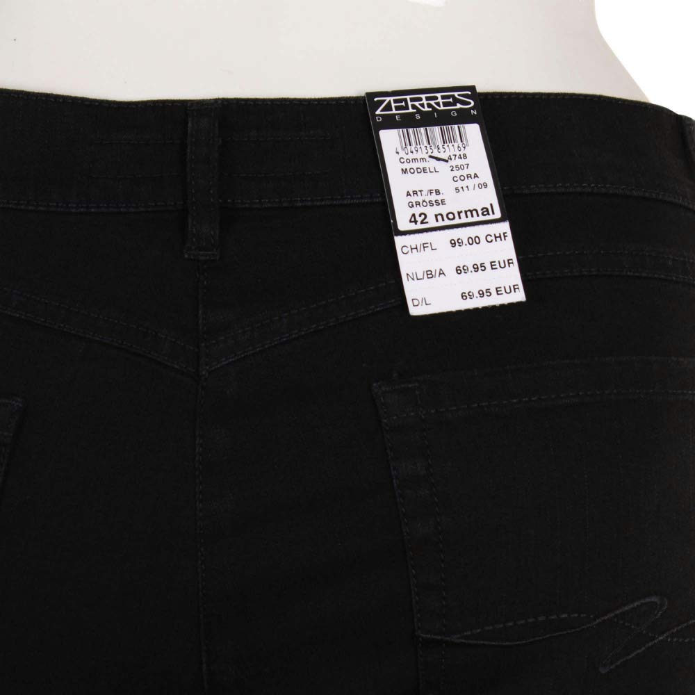 Zerres Women's Cora Jeans - High Waist Skinny Stretch Denim Pants for Casual Wear & Everyday Outfits