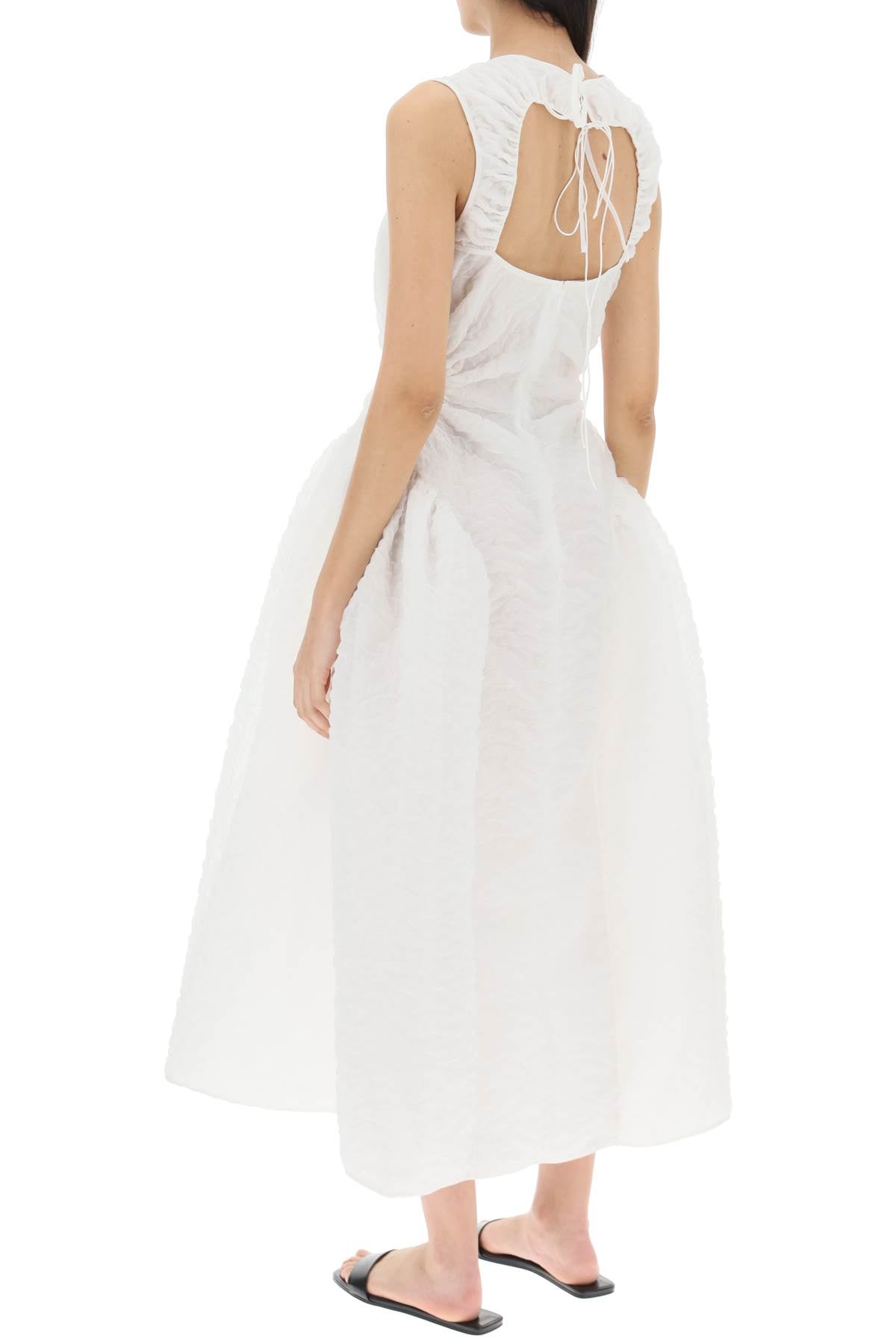 Cecilie Bahnsen Samara Midi Dress - Elegant Floral Print, Flowy A-Line Silhouette for Women | Perfect for Weddings, Parties & Summer Outings