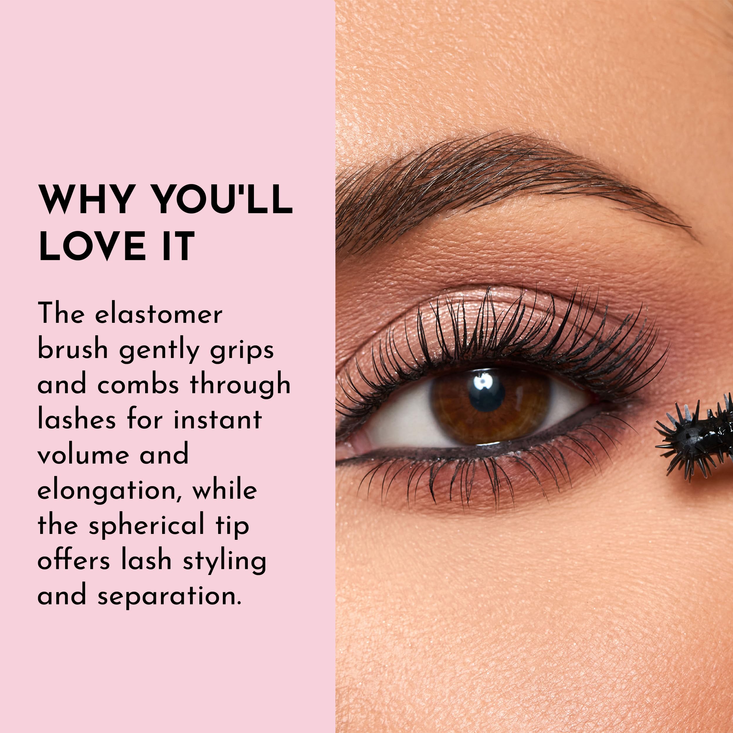 Best Volumizing Mascara for Women - The One & Done Black Mascara (0.4 Fl Oz) | Sunset Peach Shade | Long-Lasting, Clump-Free Lashes | Perfect for Everyday Wear & Special Occasions