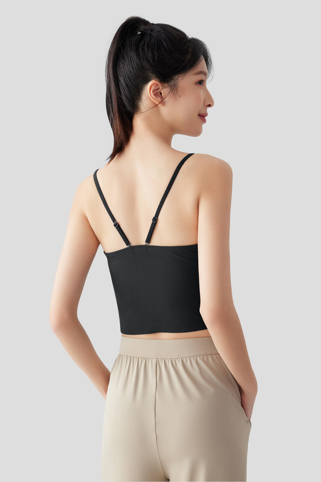 Corib Women's Strapless Bralette Tank Top - UPF 50+ Sun Protection - Comfortable Seamless Yoga Bra for Summer, Beach & Active Wear