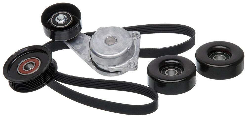 High-Quality Serpentine Belt Drive Component Kit - Replacement Accessory Belt Drive Kit for Smooth Engine Performance | Perfect for Automotive Repair & Maintenance