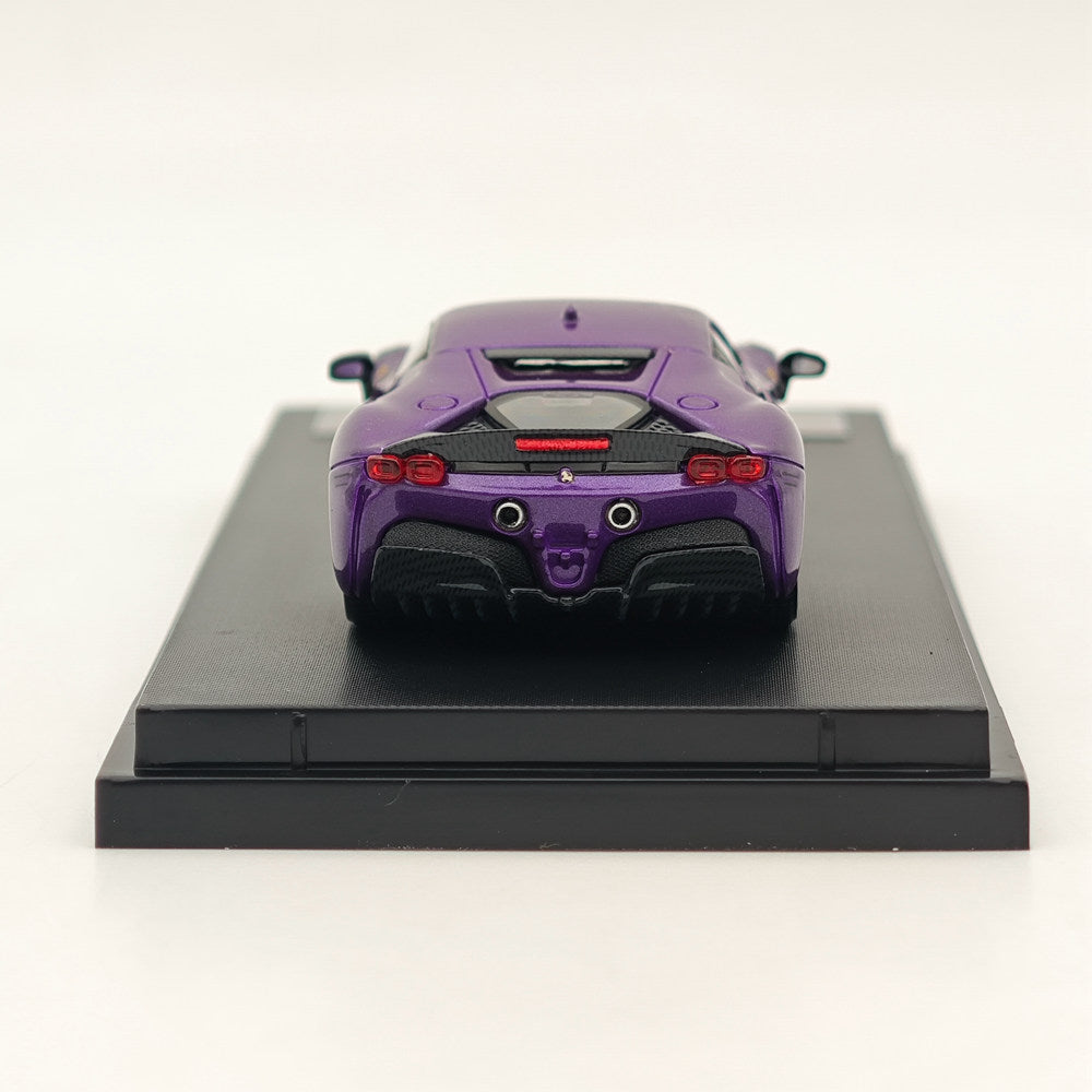Novitec Ferrari SF90 1:64 Scale Diecast Model Car - Purple Collectible for Display & Racing Enthusiasts | Perfect for Showcases, Gifts & Car Collections