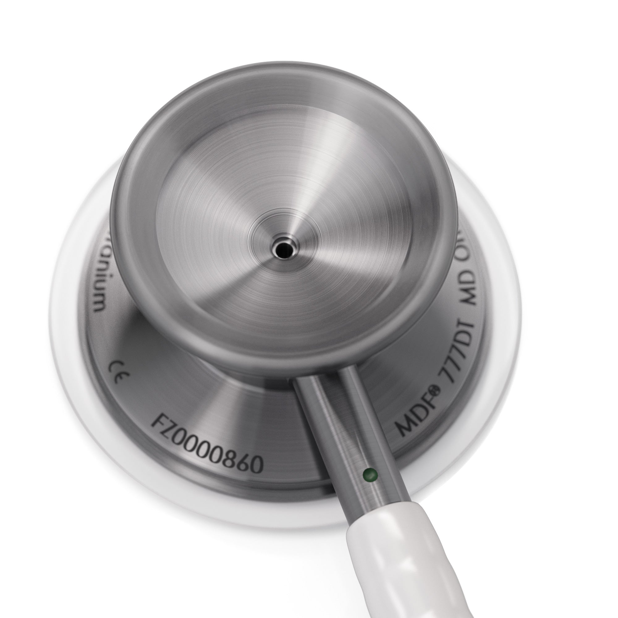 MD One® Epoch® Titanium Adult Stethoscope - Premium White & Metalika Finish for Medical Professionals | Ideal for Doctors, Nurses & Healthcare Workers in Hospitals & Clinics