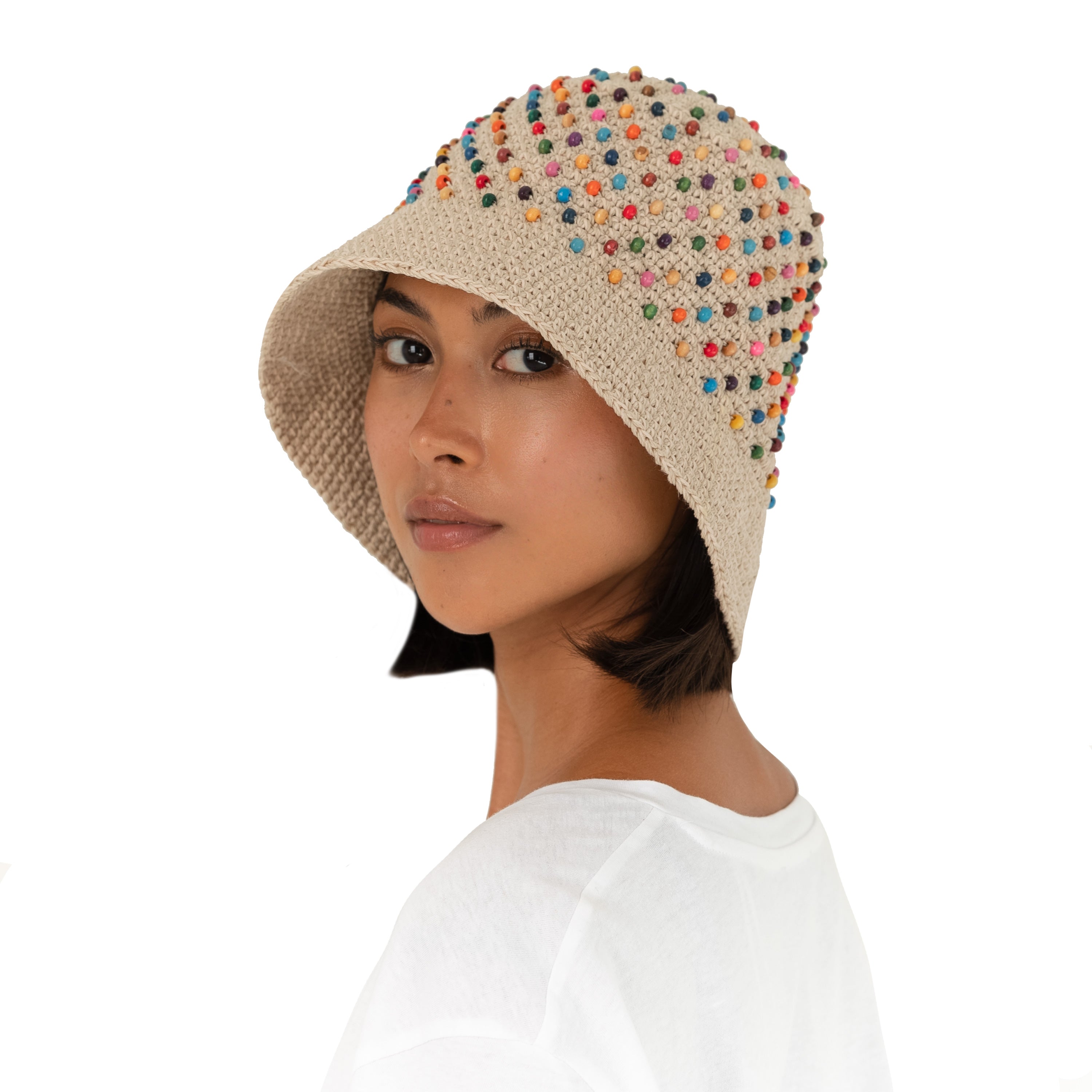 Lanie Bucket Hat for Women - Sun Protection Summer Beach Hat with UPF 50+ - Adjustable Cotton Bucket Hat for Outdoor, Travel, and Casual Wear