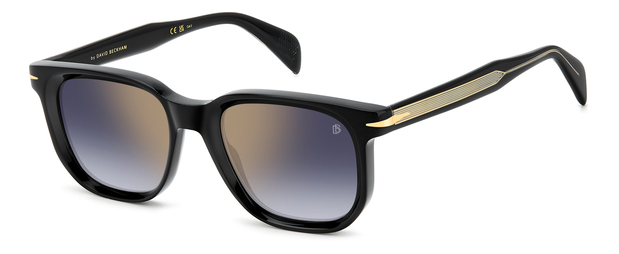David Beckham DB7133/S Sunglasses - Polarized UV Protection Aviator Style for Men & Women - Perfect for Driving, Travel & Outdoor Activities