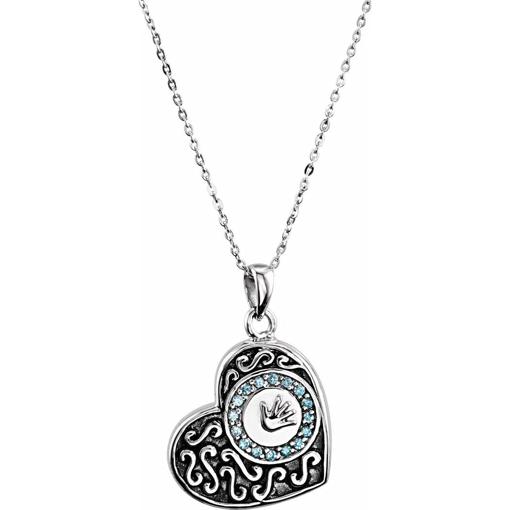925 Sterling Silver Handprint Pendant Necklace - 18 Inch Polished Memorial Jewelry for Women - Perfect for Ashes Keepsake, Sympathy Gifts & Remembrance Jewelry