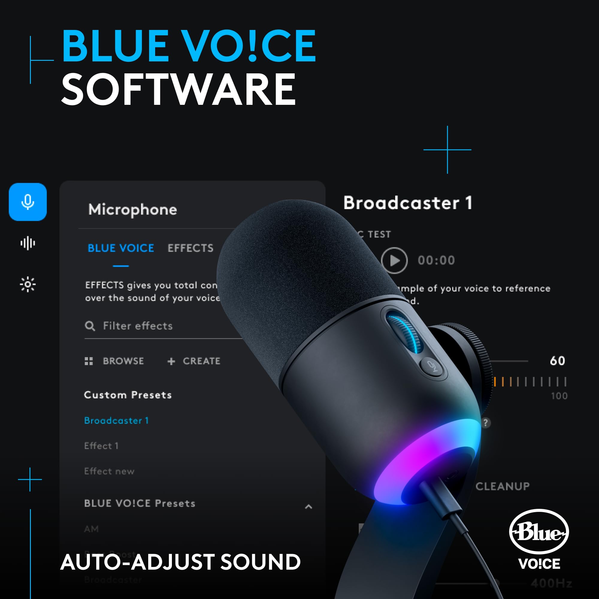 Logitech G502 X PLUS Wireless Gaming Mouse with HERO 25K Sensor & Blue Yeti GX RGB Streaming Microphone Bundle - Customizable RGB Lighting & Sound for PC/Mac Gamers - Perfect for FPS Gaming & Live Streaming