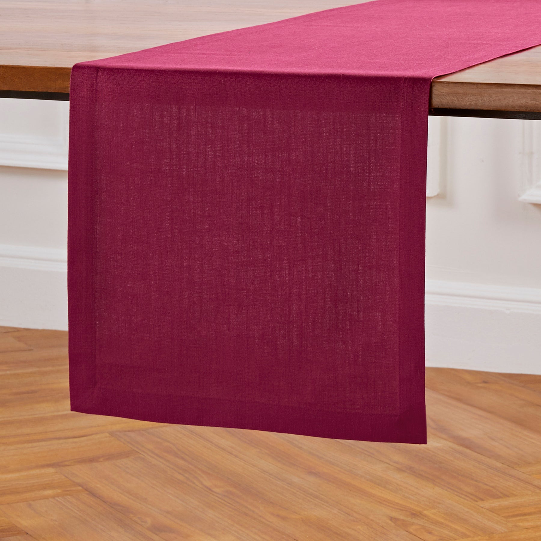 Elegant Diana Medium Weight Table Runner - Perfect for Dining Tables, Weddings, and Holiday Decor - 60-Inch Linen Table Runner for Stylish Home Decor