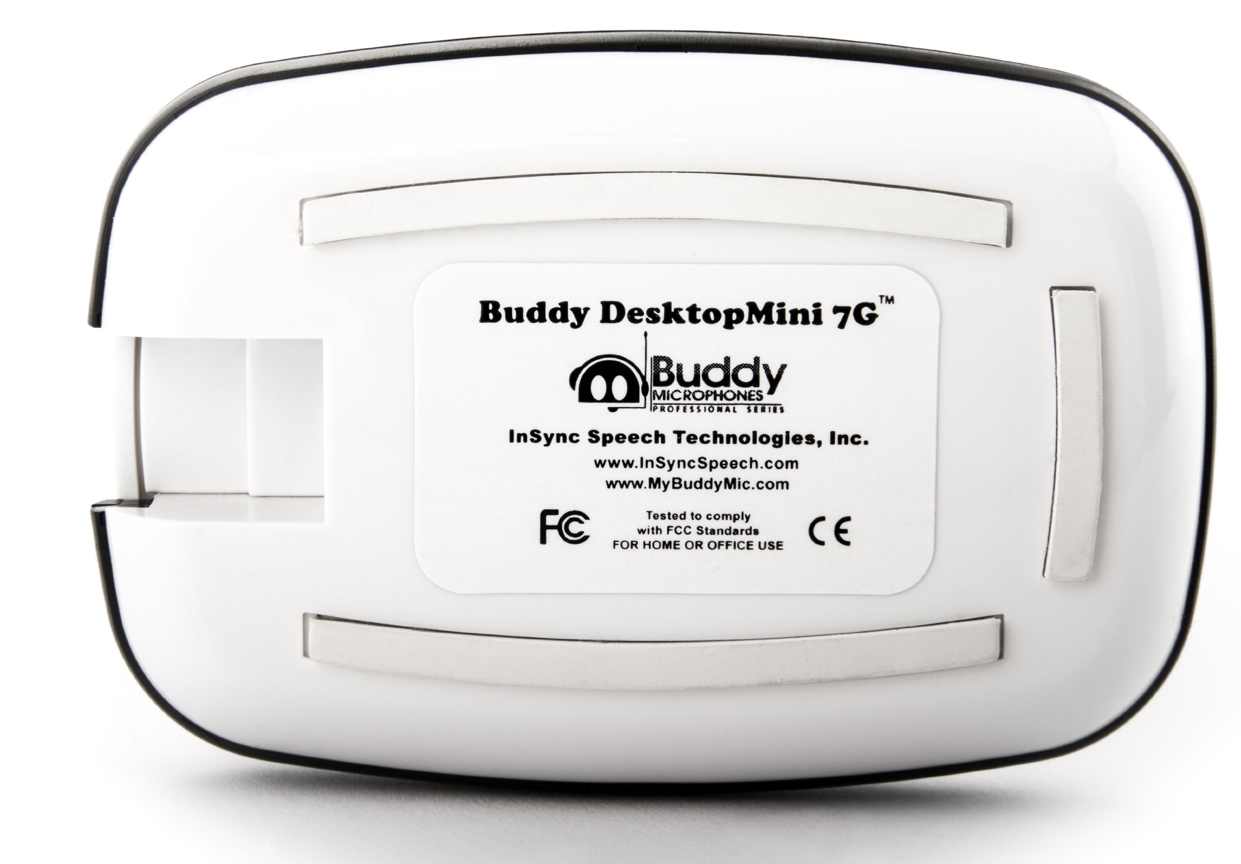 InfoSync Buddy Desktop Mini - WHITE 7G USB Plug & Play Unidirectional Microphone for PC, Laptop, Gaming, Streaming & Podcasting