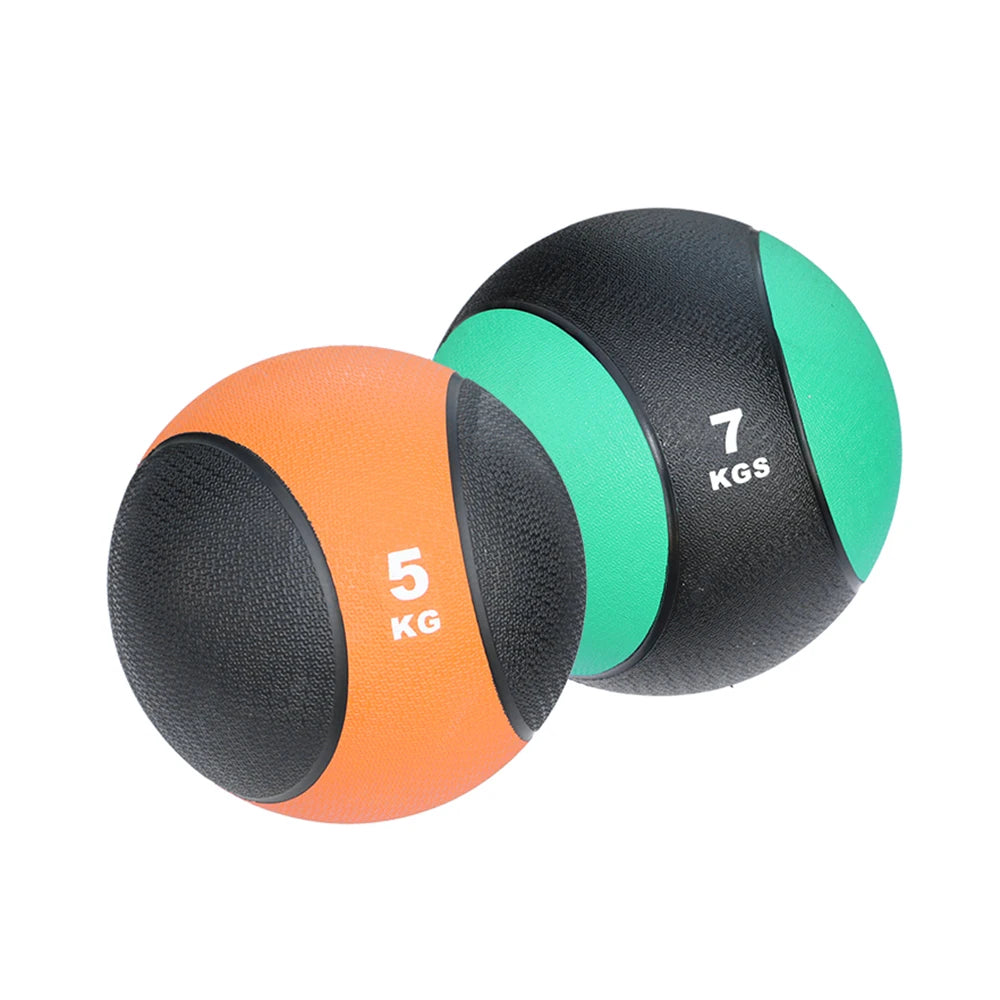 Heavy Duty Solid Rubber Weighted Exercise Ball for Strength Training, Power Workouts & CrossFit Slam - Perfect for Gym, Home Fitness & Functional Training