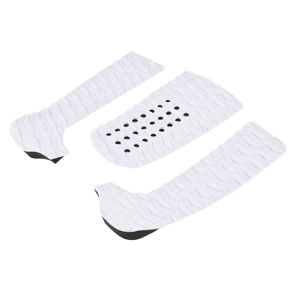 Premium EVA Surfboard Traction Pad - Anti-Slip & Anti-Skid Surf Grip Pad for Enhanced Performance (White) - Perfect for DIY Surfboard Upgrades & Wave Riding Safety Accessories