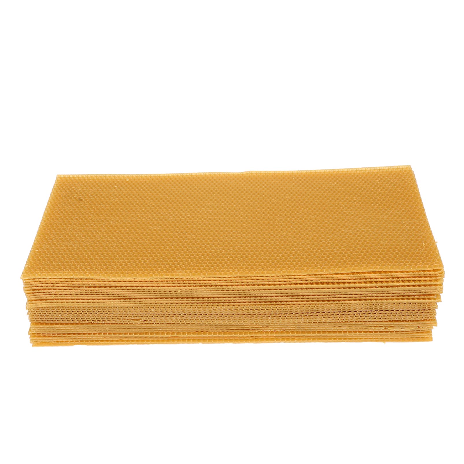 NUOBESTY 30pcs Beehive Wax Foundation Sheets - 20.5x42.5cm Premium Honeybee Waxed Sheets for Beekeeping, Honey Frames & DIY Candles/Lipstick - Ideal for Beekeepers, Candle Making & Cosmetics Crafting