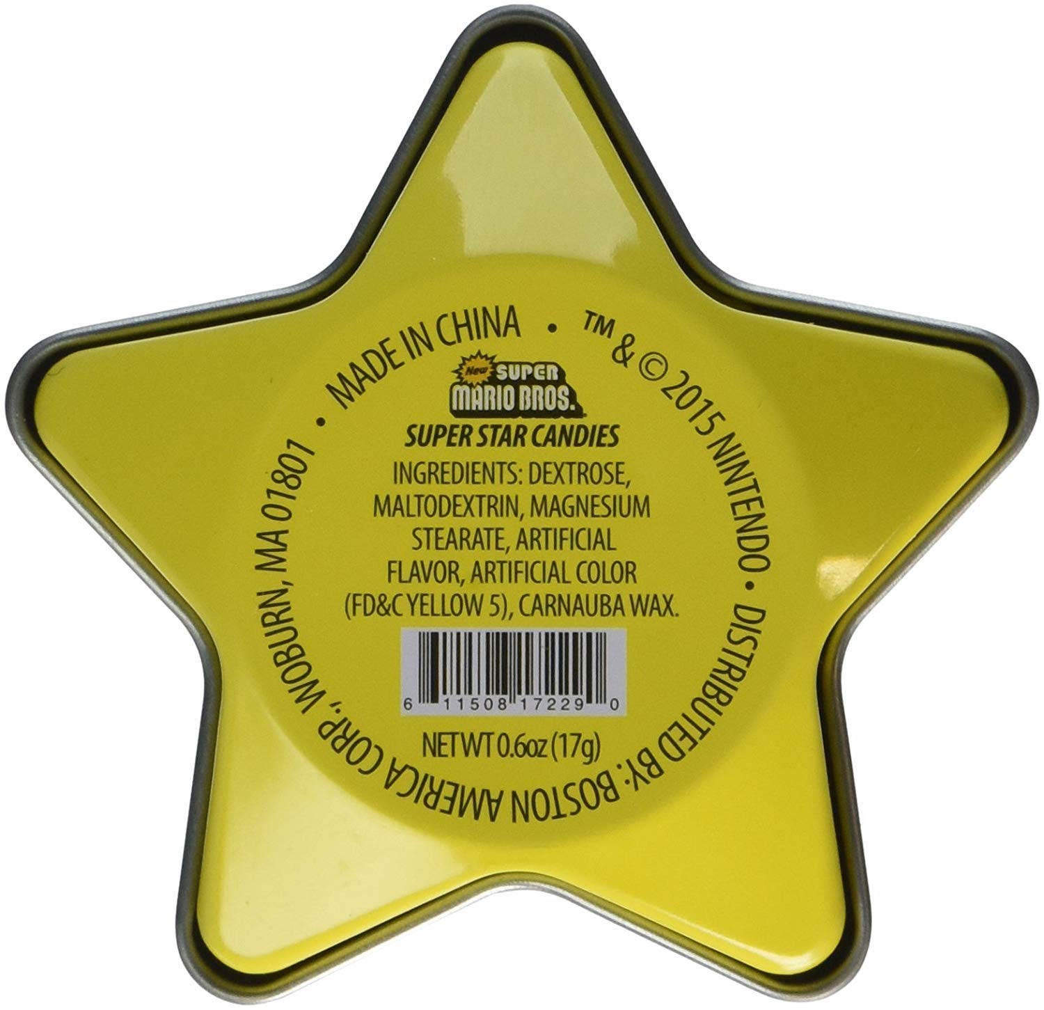 Super Mario Super Star Sour Candy - Fun Nintendo-Themed Treats for Parties, Gaming Events & Movie Nights (Pack of 12)