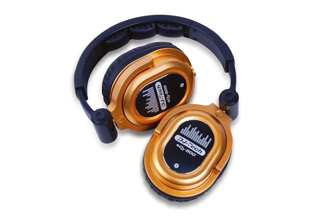 DJTECH EDJ500GOLD Professional DJ Monitor Speaker - High-Quality Live Sound System for Clubs, Parties & Events (Gold Edition) - Perfect for DJs, Musicians & Live Performances