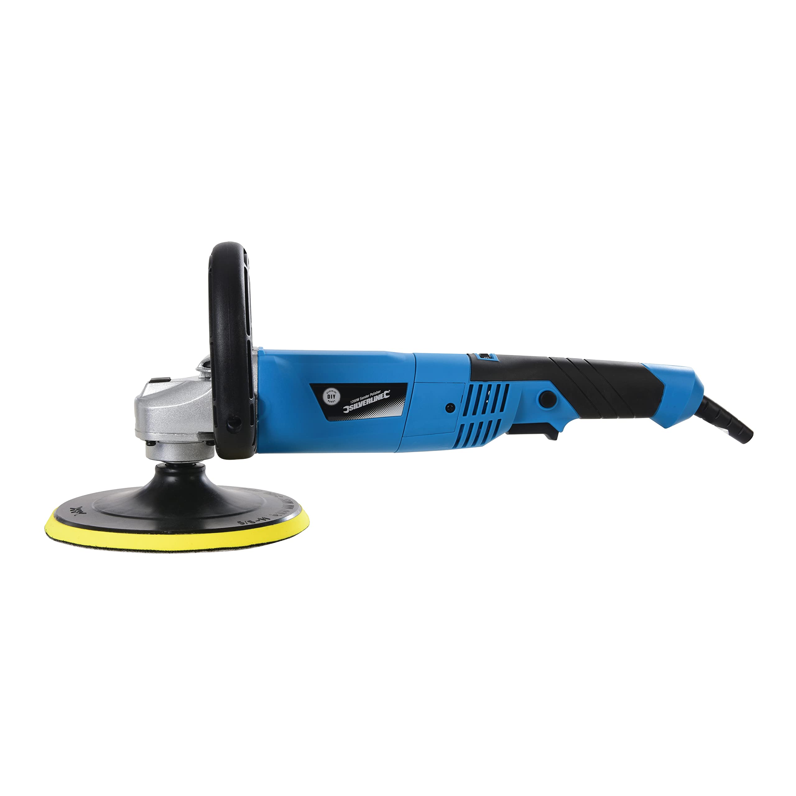 1200W Electric Sander Polisher - 180mm Heavy Duty DIY Power Tool for Woodworking, Metal & Auto Detailing - Variable Speed with Dust Extraction (Perfect for Sanding, Polishing & Surface Preparation)