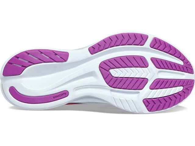 Saucony Ride 16 Women's Running Shoes - Orchid Finesse, 5 Wide - Lightweight Cushioned Sneakers for Road Running, Jogging & Gym Workouts