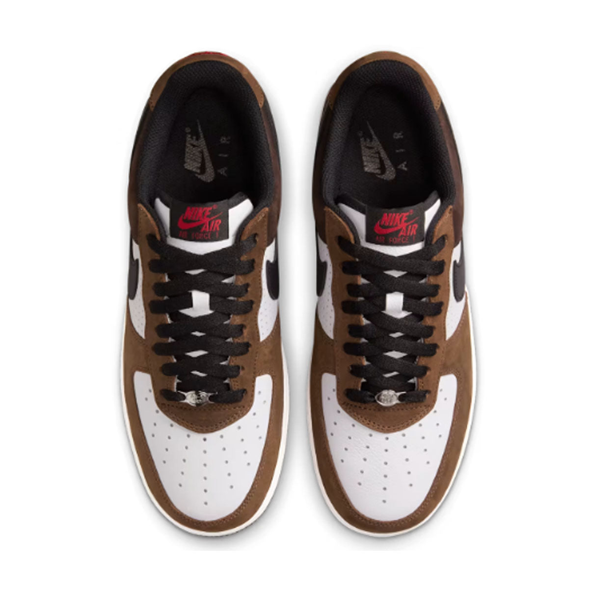 Nike Air Force 1 Low Retro 'White Baroque Brown' - Classic Sneakers for Men & Women | Casual Streetwear & Basketball Lifestyle Shoes