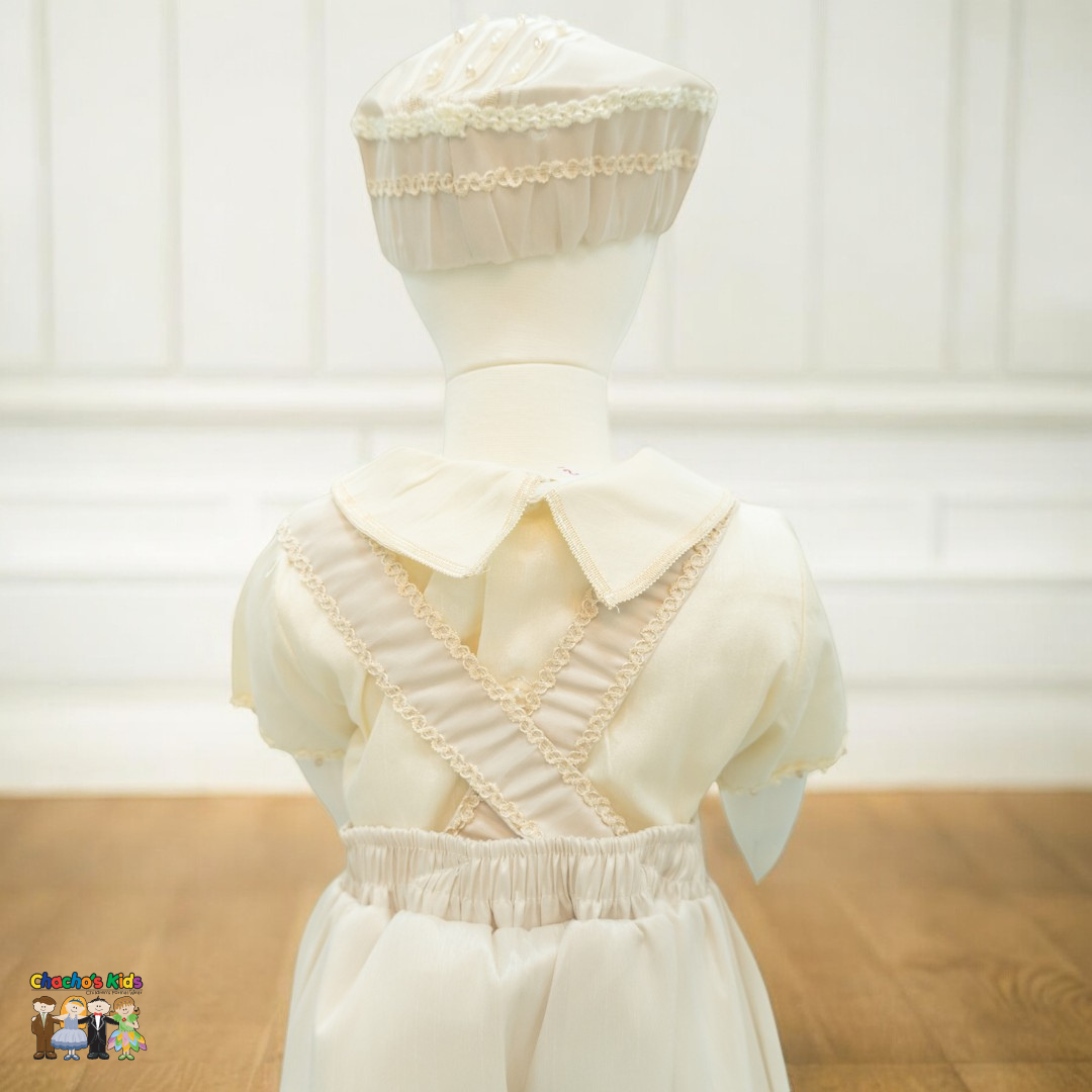 Boys Baptism Outfit - Traditional White Christening Gown for Baby Miguel | Perfect for Church Ceremonies & Special Occasions