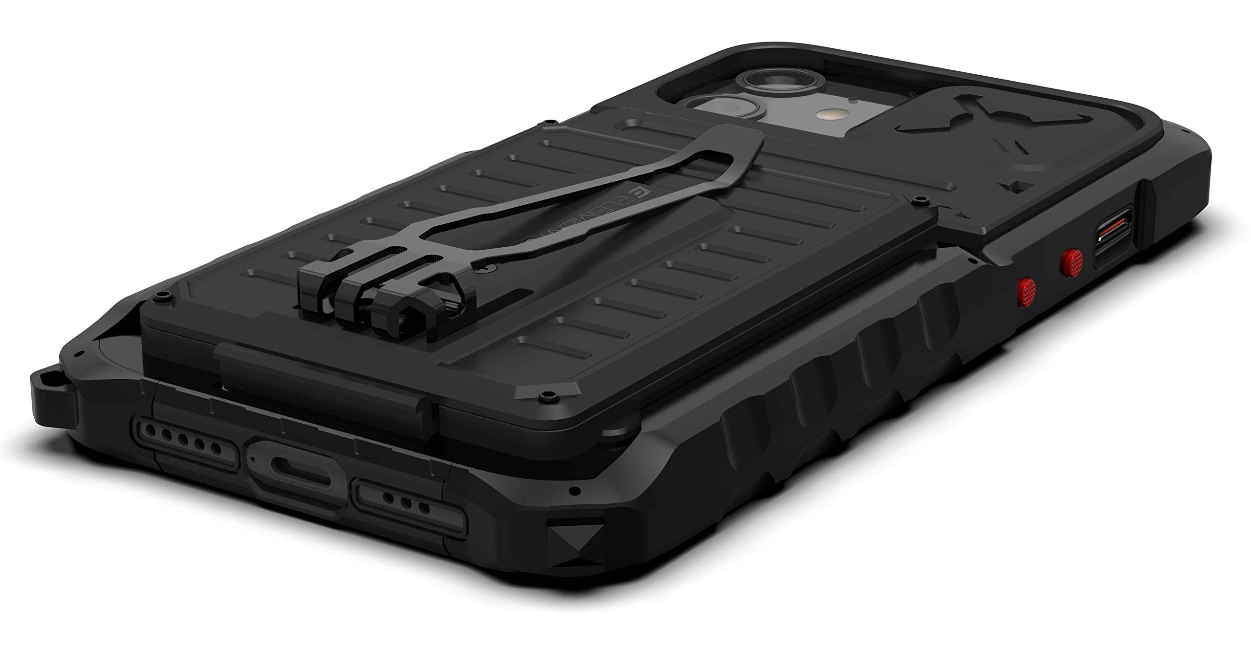 Element Case Black Ops Protective Case for iPhone 12/12 Pro - Shockproof Military-Grade Cover with Slim Design (Black) - Perfect for Outdoor Adventures & Daily Protection