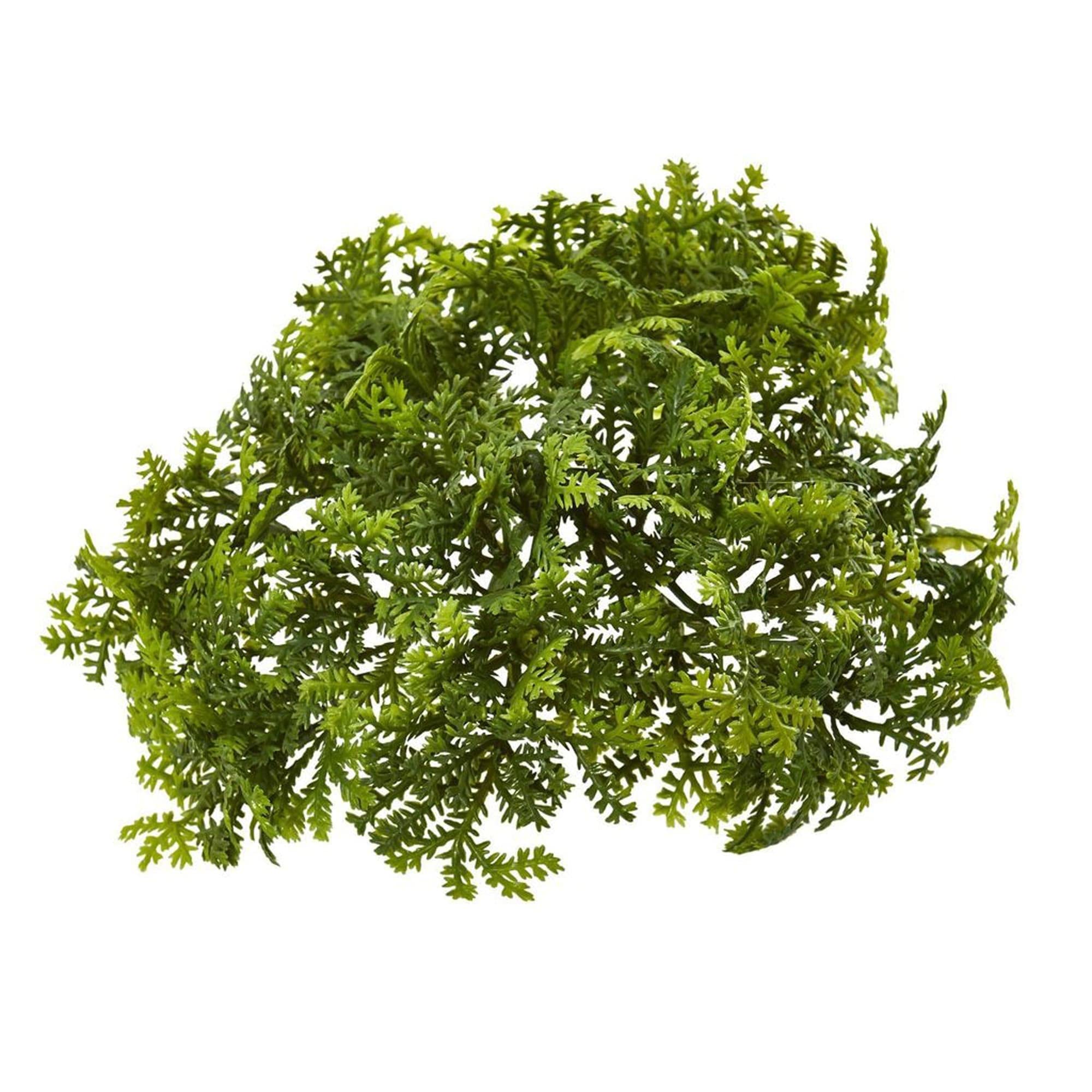 12 Pack Artificial Moss Bush - 6 Inch Realistic Green Faux Plants for Home Decor, Terrariums, Fairy Gardens & DIY Crafts - 3