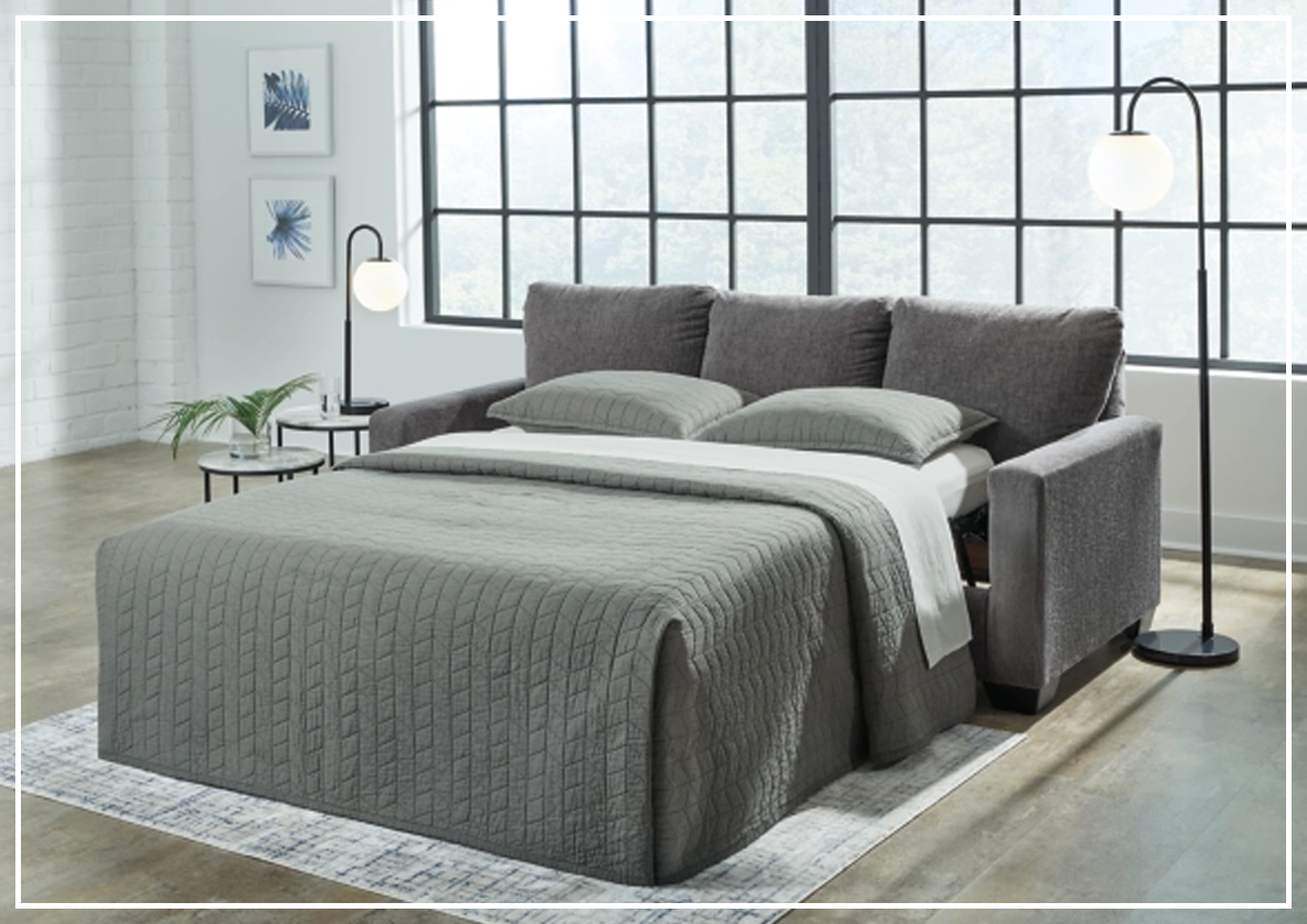 Gio Italia Rome Fabric Sofa Sleeper - Convertible Queen, Full XL & Twin Size Bed for Small Spaces | Comfortable Sleeper Sofa for Living Room, Guest Room & Apartments