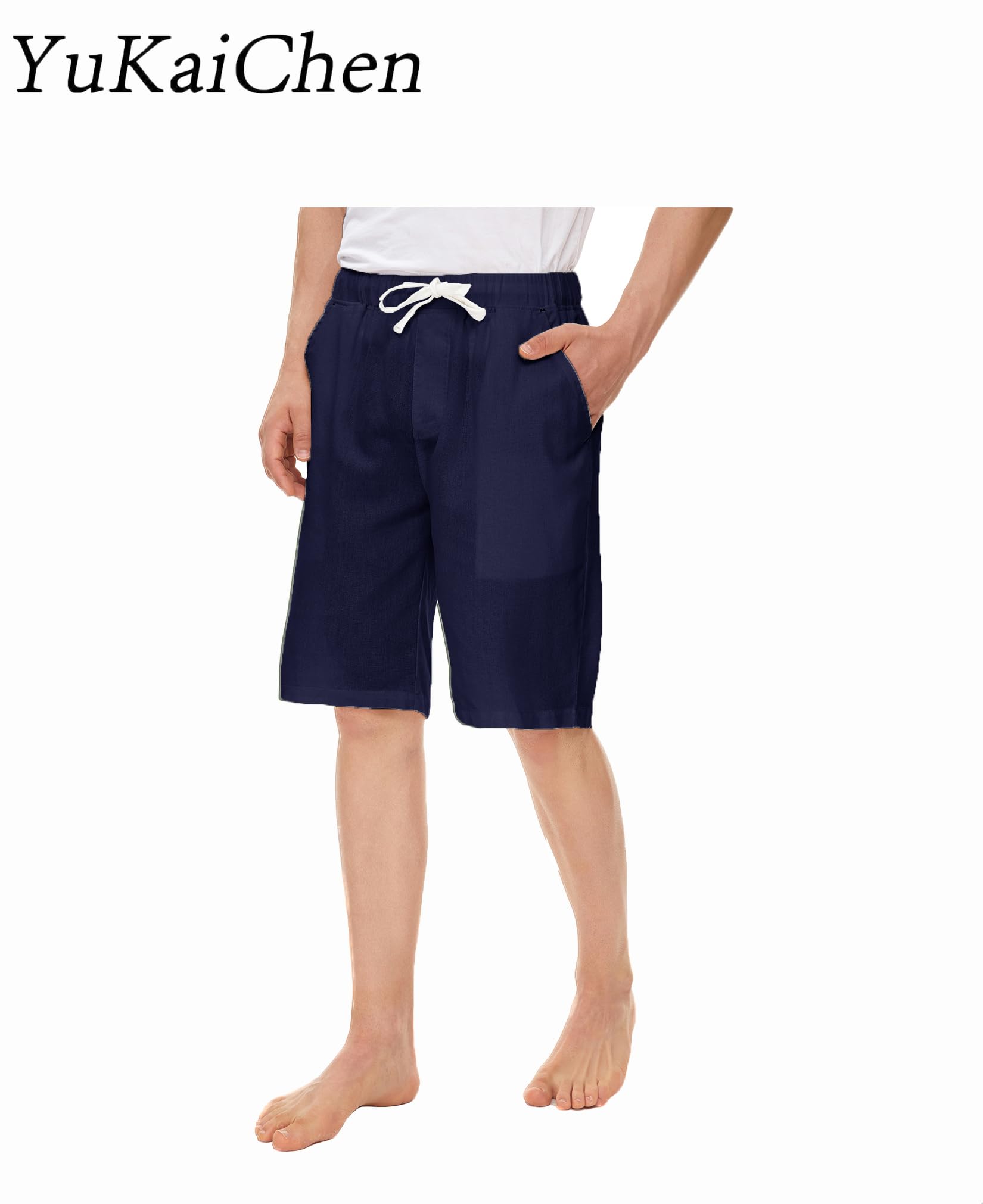 YuKaiChen Men's Casual Shorts - Lightweight Summer Shorts with Drawstring Waist | Perfect for Outdoor Activities, Beach, Gym & Lounge Wear