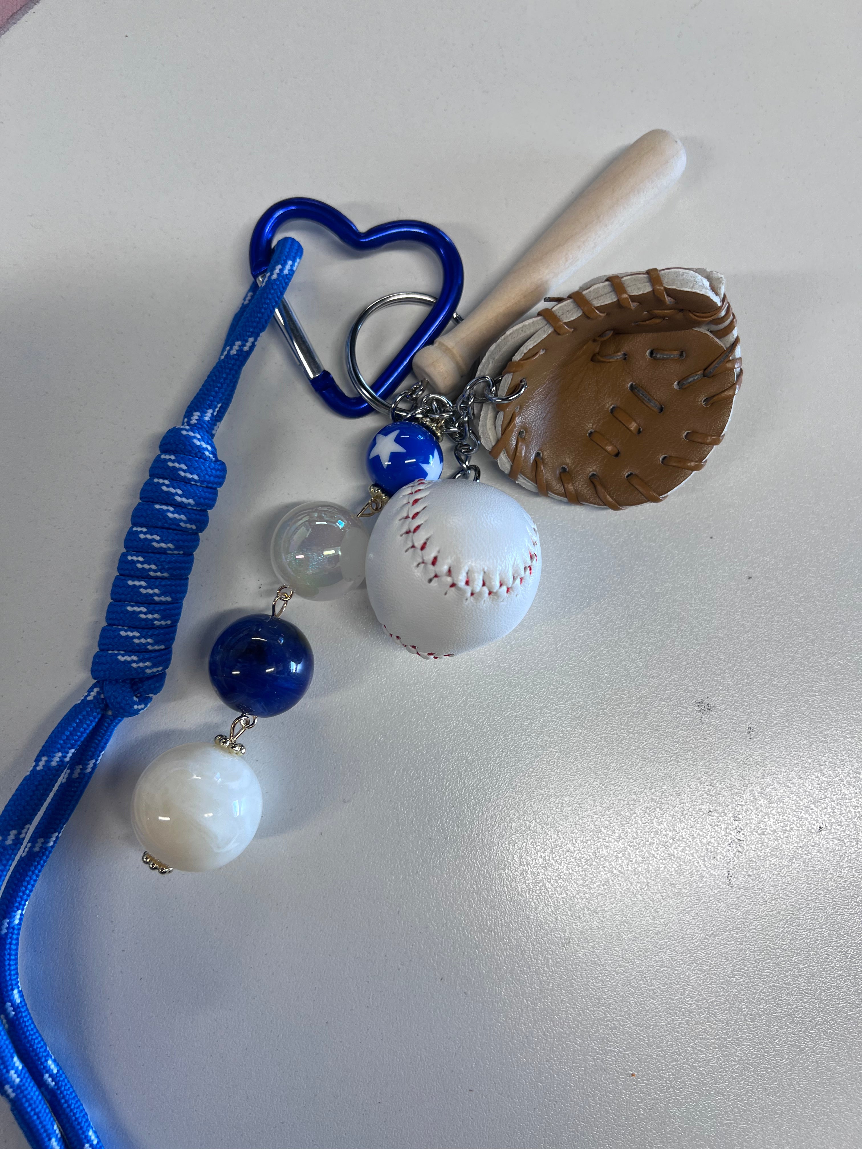 Personalized Baseball Keychain - Custom Engraved Baseball Key Ring for Men & Women - Perfect Gift for Baseball Fans & Players - Great for Keys, Bags & Sports Gear