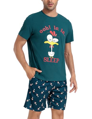 Dark Green Chicken Print