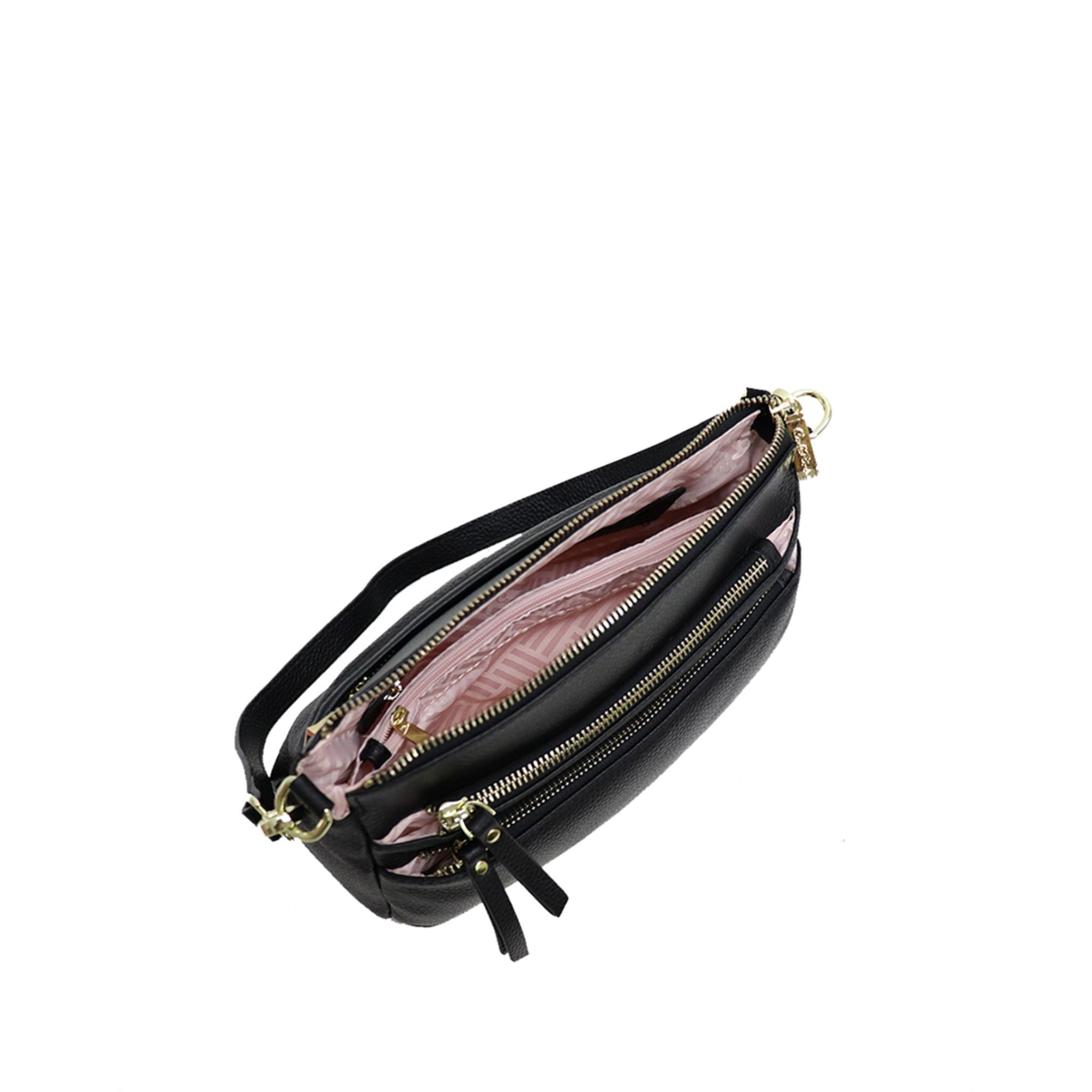Stylish Carlo Rino Black Crossbody Bag for Women - Perfect for Everyday Use, Travel & Shopping
