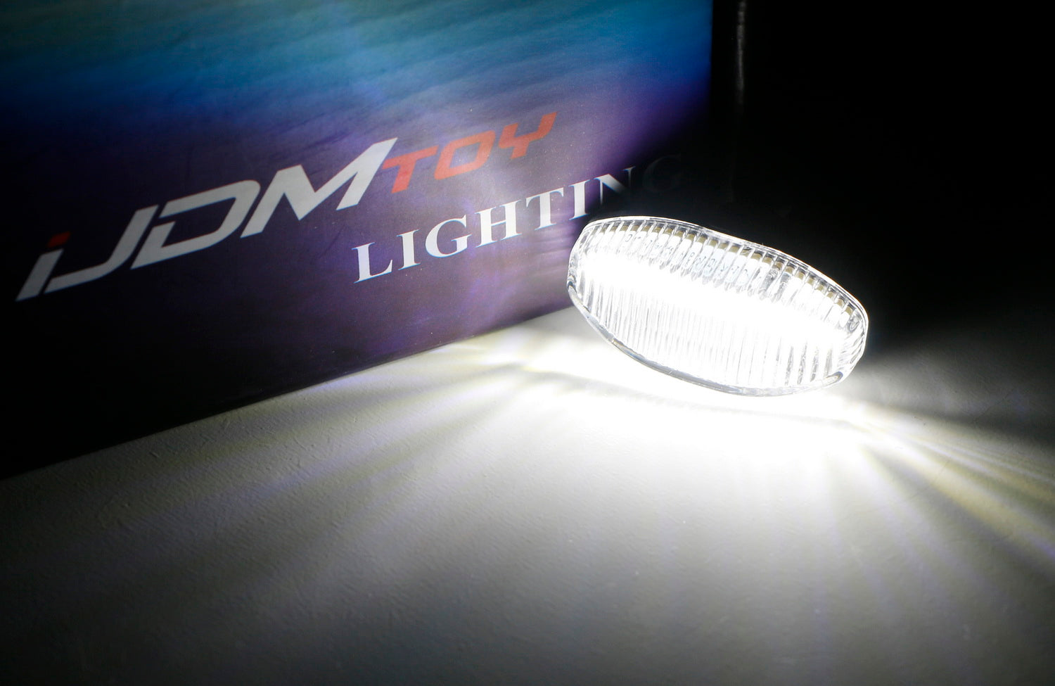 Clear Lens 12 SMD White LED Bumper Fender Flare Sidemarker Lights for Ford Raptor - Enhanced Visibility & Style for Off-Road Adventures & Night Driving