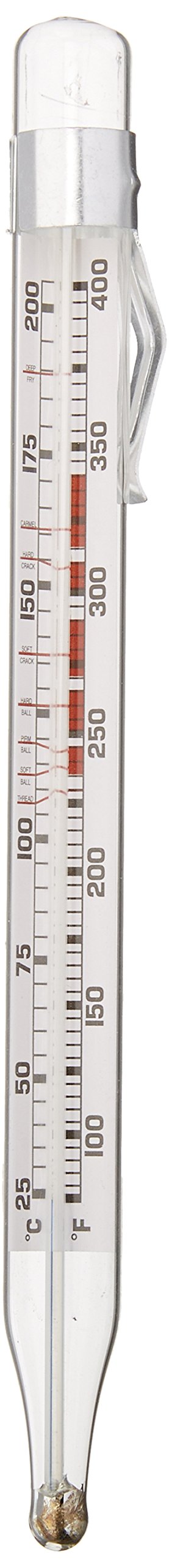 Stainless Steel Candy Thermometer for Cooking, Baking & Candy Making - Perfect for Chocolate, Jam, and Deep Frying
