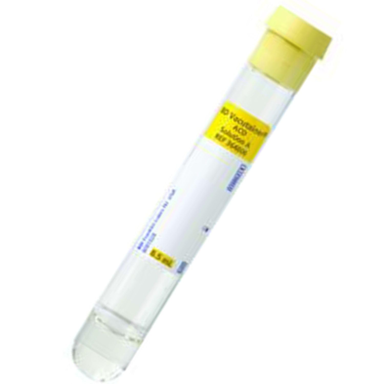 Becxton Dickinson Yellow Glass Tube - 100 Units - Laboratory Test Tubes for Medical, Scientific & Research Use