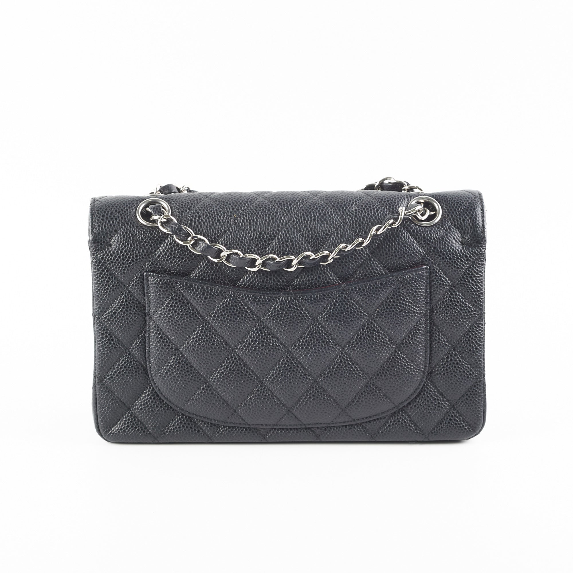 Chanel Small Caviar Classic Double Flap Bag Black 16 Series - Luxury Designer Handbag for Women, Perfect for Evening Events & Special Occasions