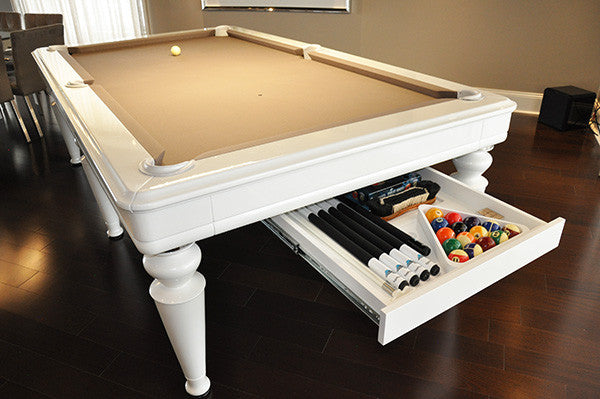 Canada Billiard Venus Dining Pool Table - Premium 8-Foot Pool Table for Home & Game Room | Perfect for Family Fun & Entertainment