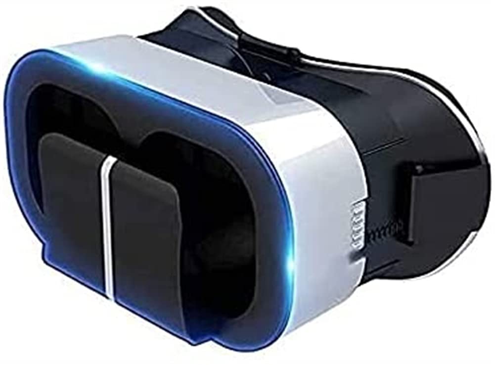 3D VR Glasses Headset for Smartphones 4.7-6.0 Inch - Adjustable Comfortable Virtual Reality Goggles for Mobile Games & Movies - Perfect Gift for Kids & Adults (Black) - Ideal for Home Entertainment, Gaming, and VR Experiences