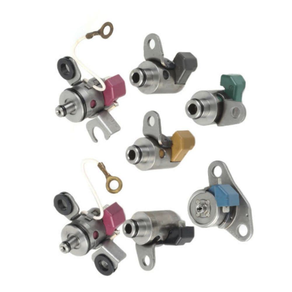 7-Piece Transmission Control Solenoid Set - PARTS# 31939-AA191 / 31939AA191 - Compatible with 4EAT Transmissions - LIUMO-AUTO - Perfect for Automatic Transmission Repair & Maintenance