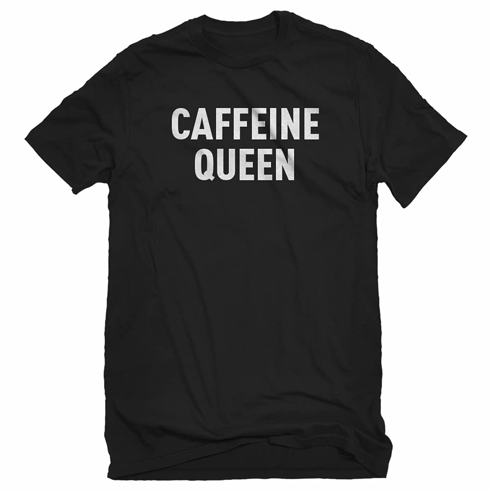 Indica Plateau Caffeine Queen Unisex T-Shirt | Funny Coffee Lover Graphic Tee | Perfect for Baristas, Students & Office Workers