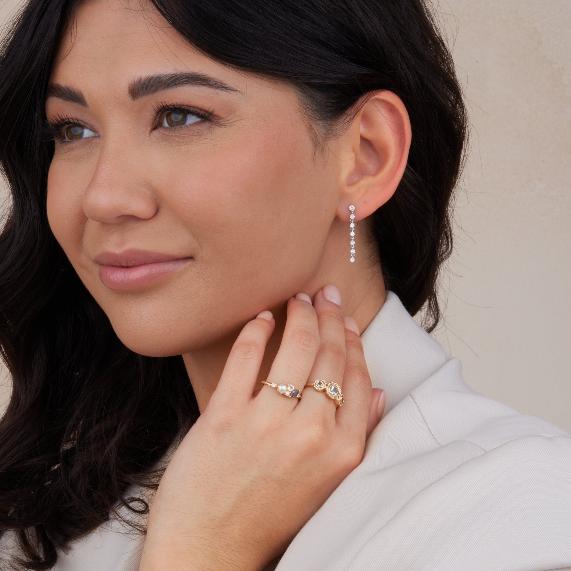 Diamond Stud Earrings for Women - Elegant & Sparkling Jewelry for Parties, Weddings & Everyday Wear